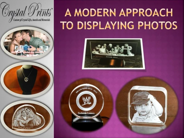 A Modern Approach to Displaying Photos