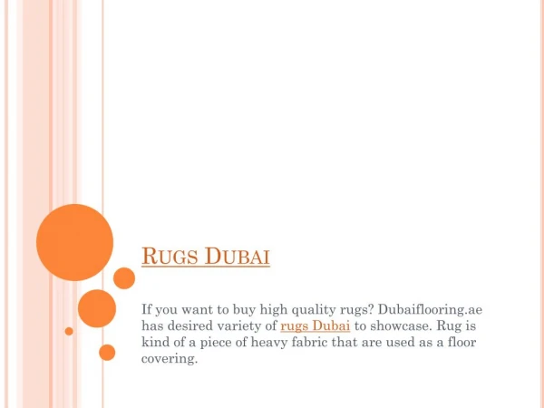 Rugs Dubai