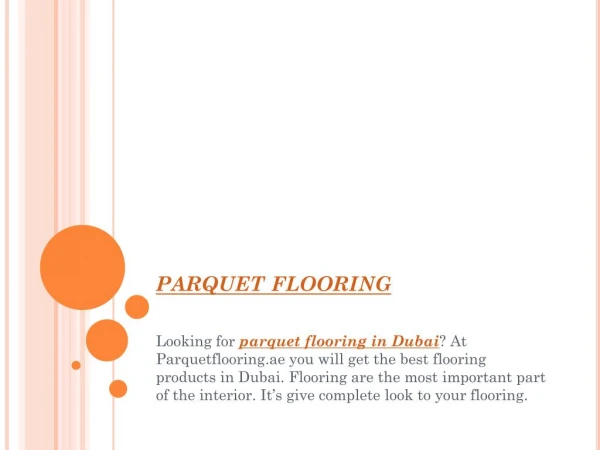 Parquet Flooring