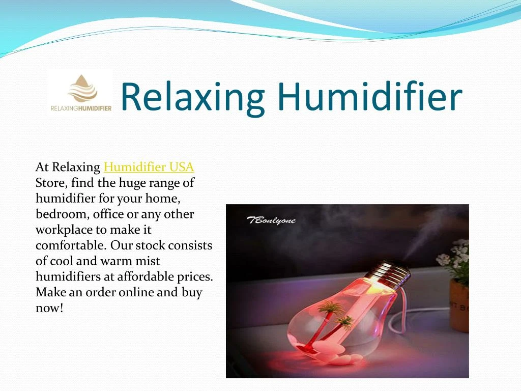 relaxing humidifier