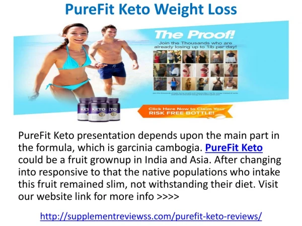 PureFit Keto Weight Loss Pills Really Works
