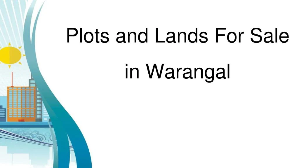 plots and lands for sale in warangal