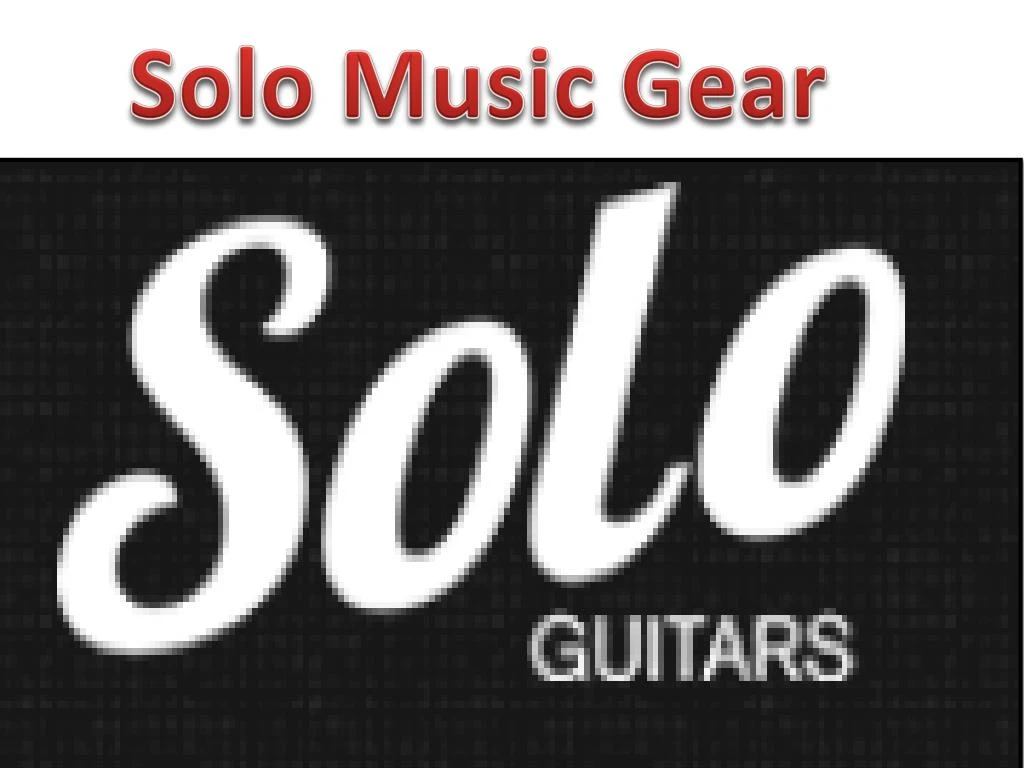 solo music gear