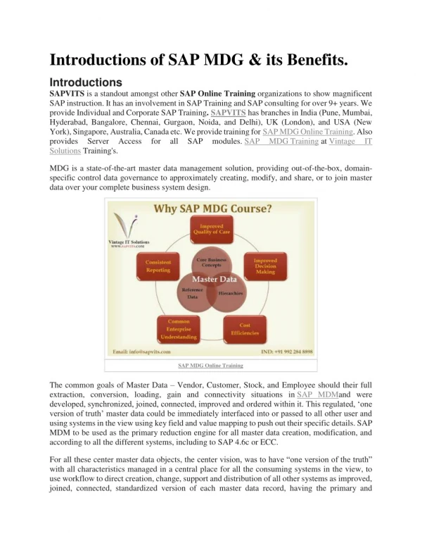 SAP MDG PDF