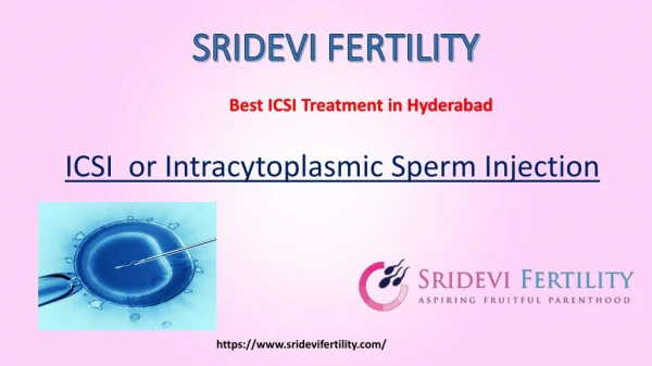Best ICSI Treatment in Hyderabad - Sridevi Fertility Center