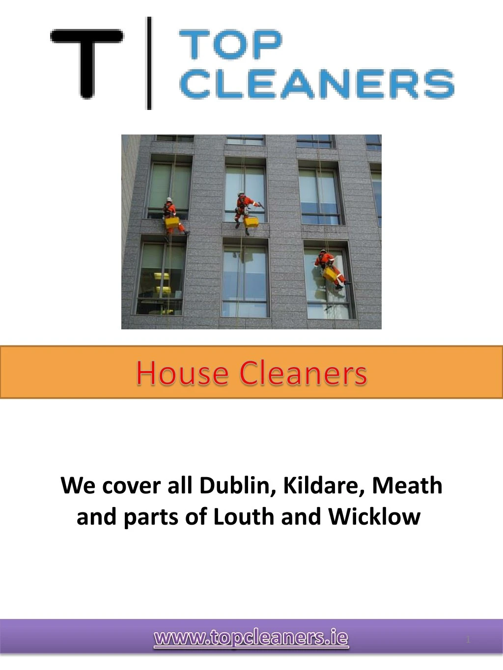 we cover all dublin kildare meath and parts