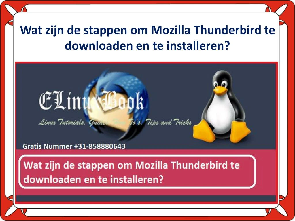wat zijn de stappen om mozilla thunderbird te downloaden en te installeren