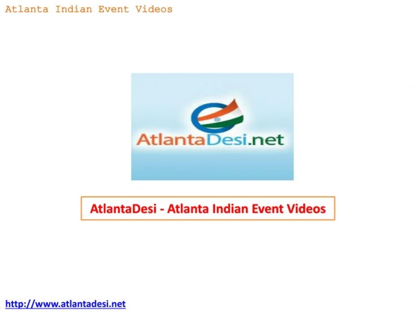 AtlantaDesi - Atlanta Indian Event Videos