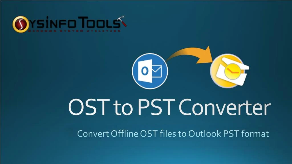 convert offline ost files to outlook pst format