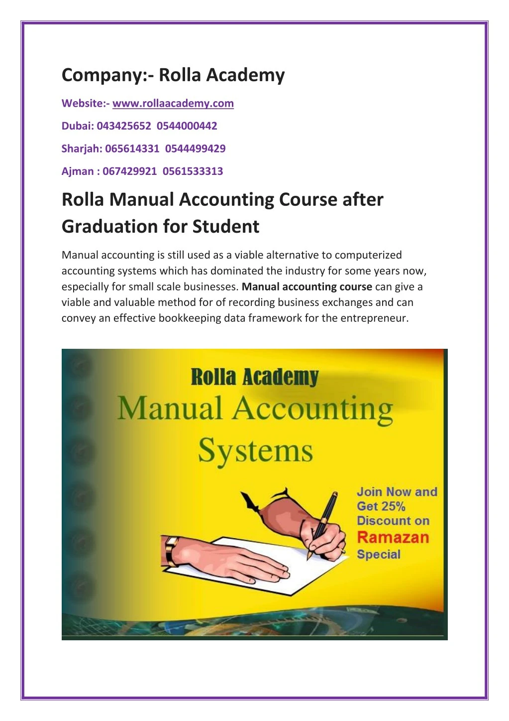 company rolla academy