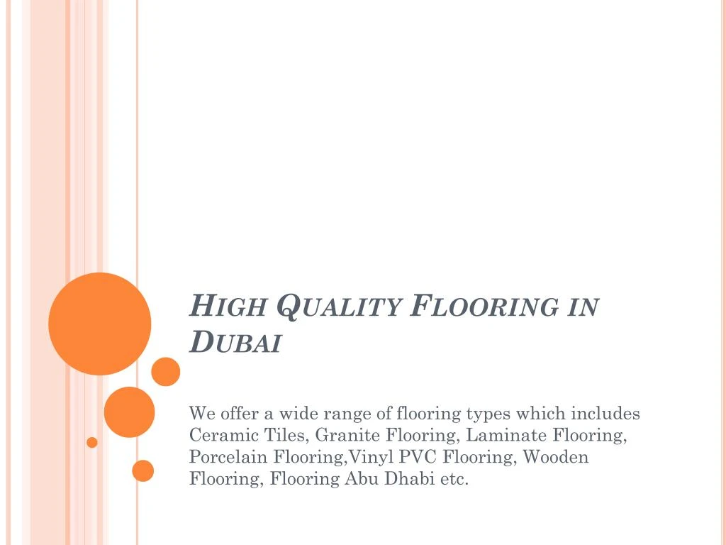 high quality flooring in dubai