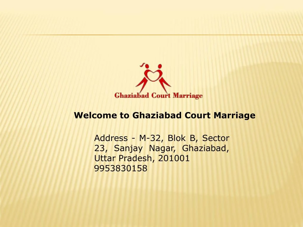 welcome to ghaziabad court marriage