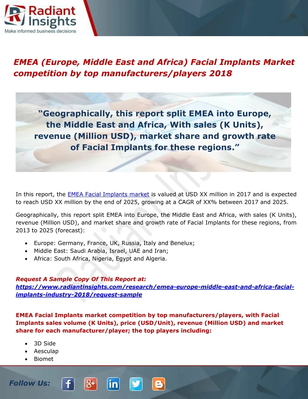emea europe middle east and africa facial