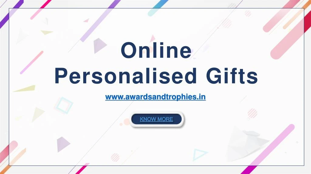 online personalised gifts