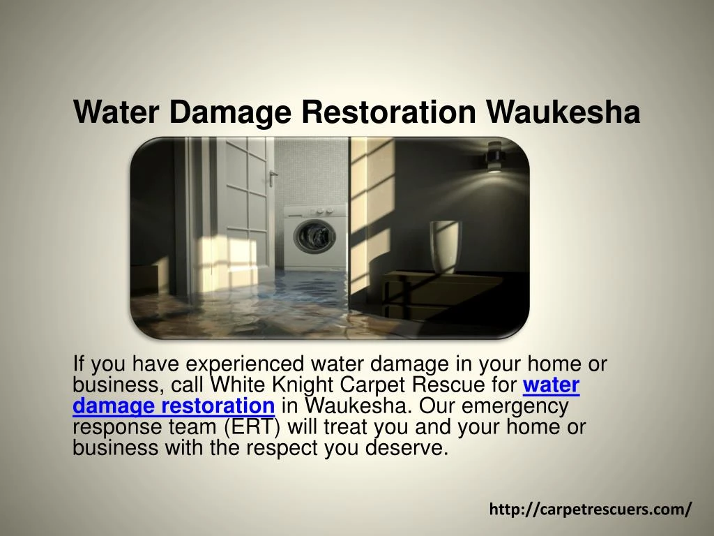 water damage restoration waukesha