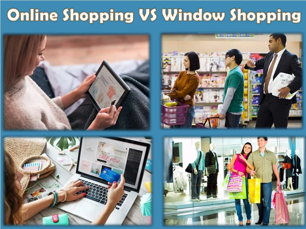 online shopping vs window shopping