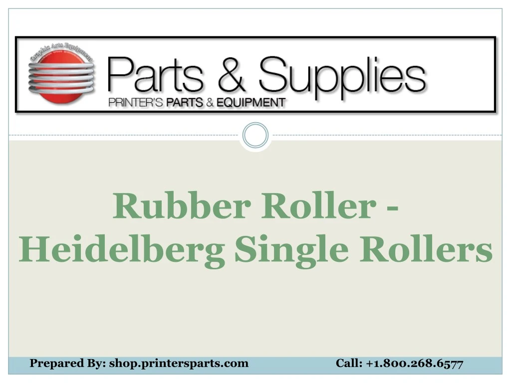 rubber roller heidelberg single rollers