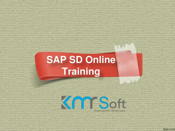Best SAP SD Course Training Institute in Hyderabad, SAP SD Online Training Institute in Hyderabad â€“ KMRsoft
