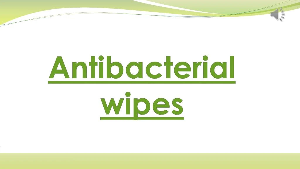 antibacterial wipes