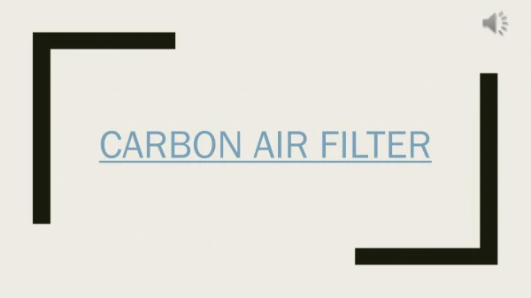 carbon air filter