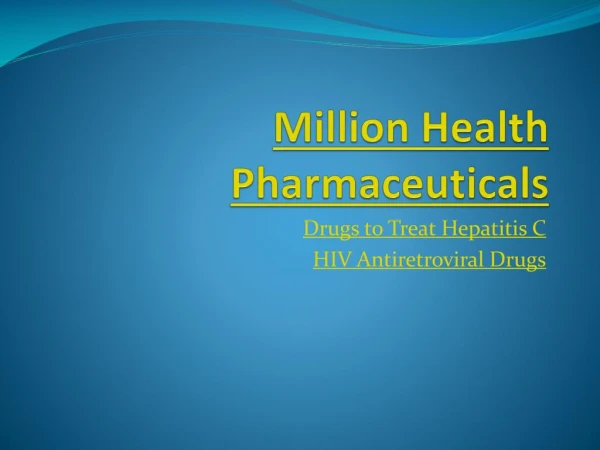 Million Health Pharmaceuticals