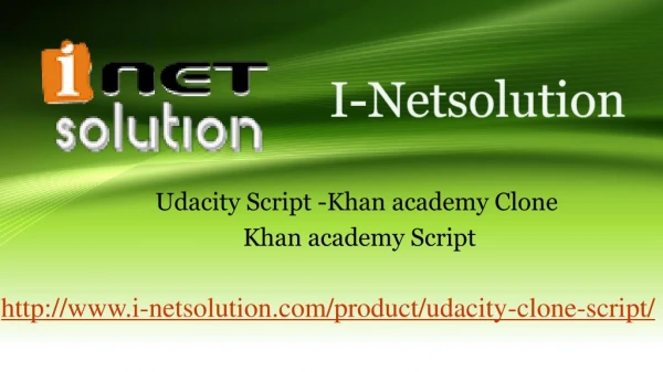 Udacity Script - Khan academy Clone - Khan academy Script
