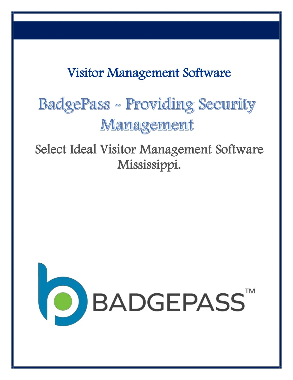 visitor management software visitor management