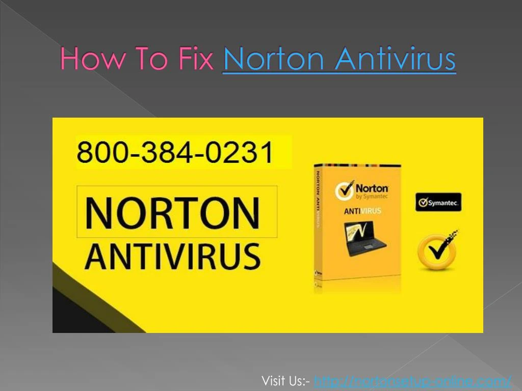 how to fix norton antivirus