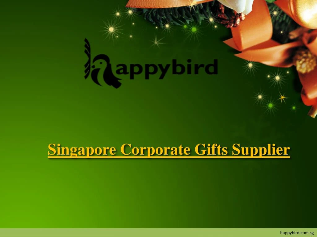 singapore corporate gifts supplier