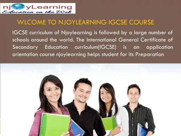 IGCSE Preparation Courses | IGCSE Examination – Njoylearning