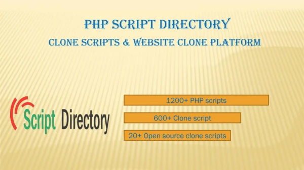PHP clone script | open source clone scripts
