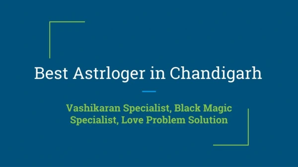 Best Astrologer in Chandigarh