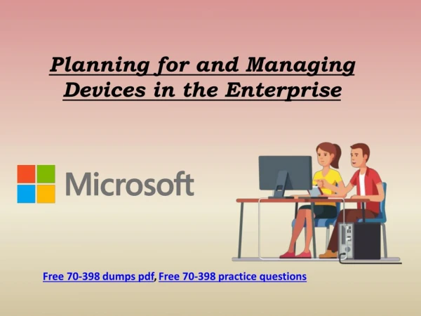 Free 70-398 Latest Microsoft Exam Study Questions - Microsoft 70-398 Dumps