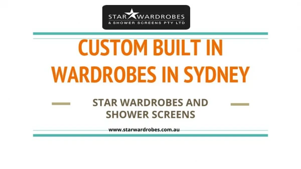 GET BEAUTIFUL DESIGNER WARDROBES IN SYDNEY AT AFFORDABLE PRICES.