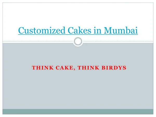 Customised Cakes in Mumbai