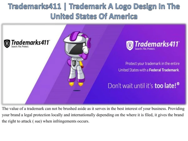 Trademarks411 | Trademark A Logo Design In The United States Of America