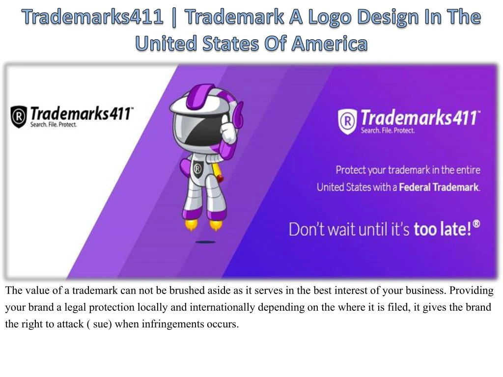 trademarks411 trademark a logo design