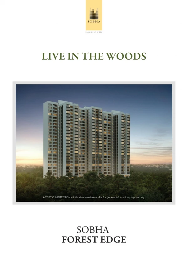 Sobha Forest Edge | New Launch | Kanakpura Road | Bangalore