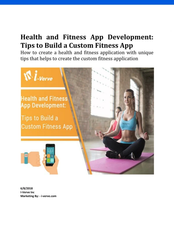 Health and Fitness App Development: Tips to Build a Custom Fitness App