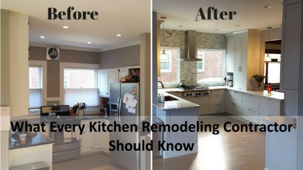 What every kitchen remodeling contractor should know