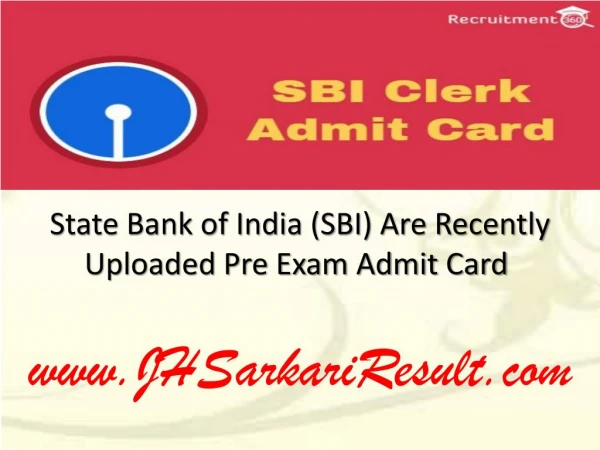 state bank of india sbi are recently uploaded