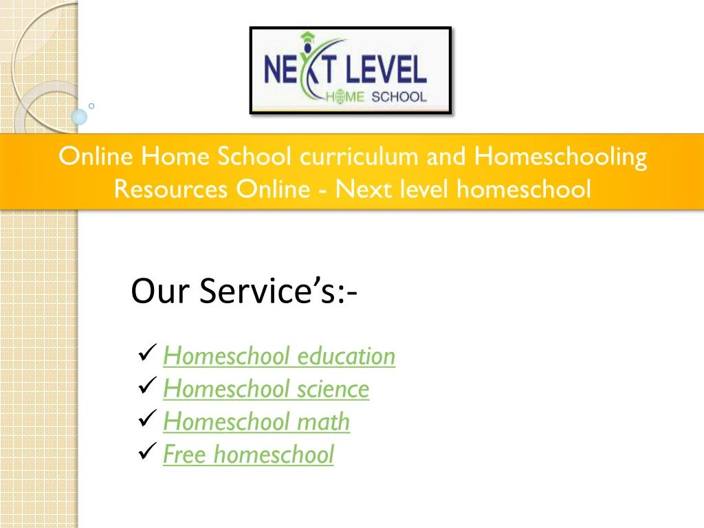 online home school curriculum and homeschooling