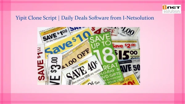 Get 40% OFF on Yipit Script – I-Netsolution
