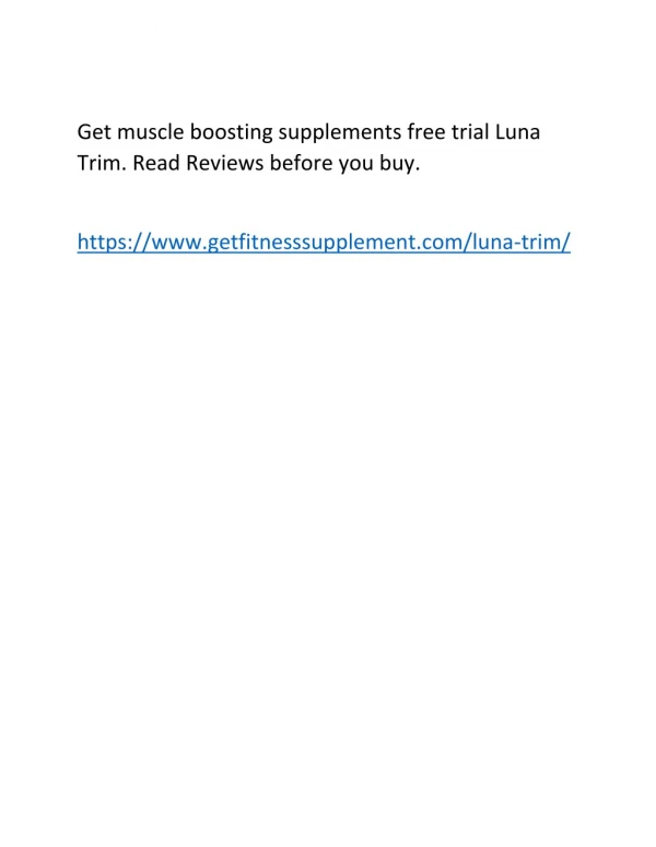 https://www.getfitnesssupplement.com/luna-trim/