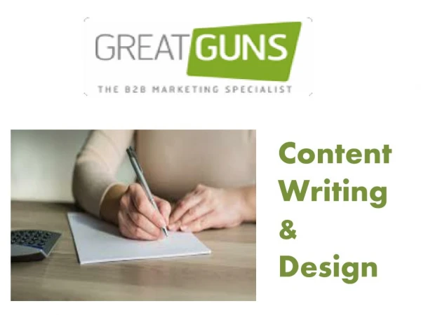 Content Writing & Design