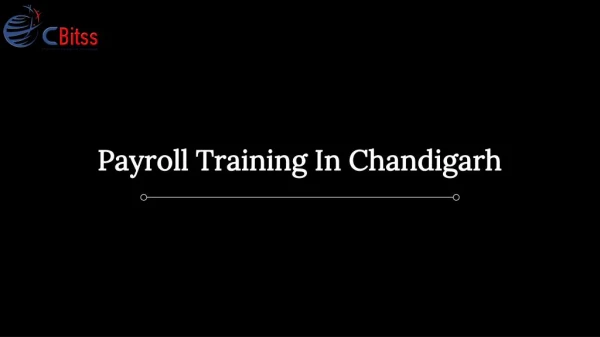 Payroll training in Chandigarh