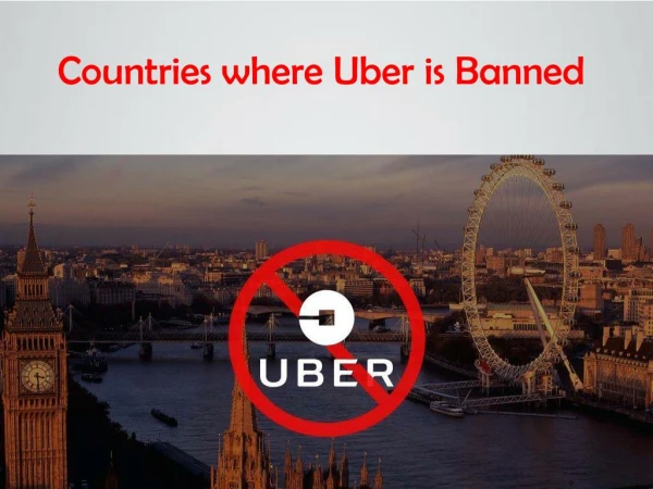 Countries where Uber is Banned