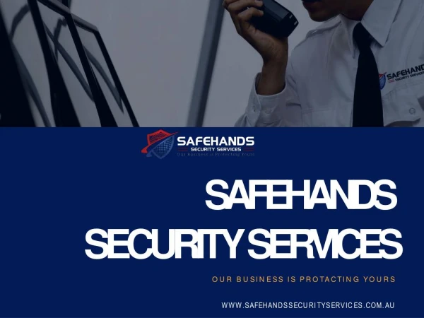 Security Guards Services & Companies In Adelaide & Australia