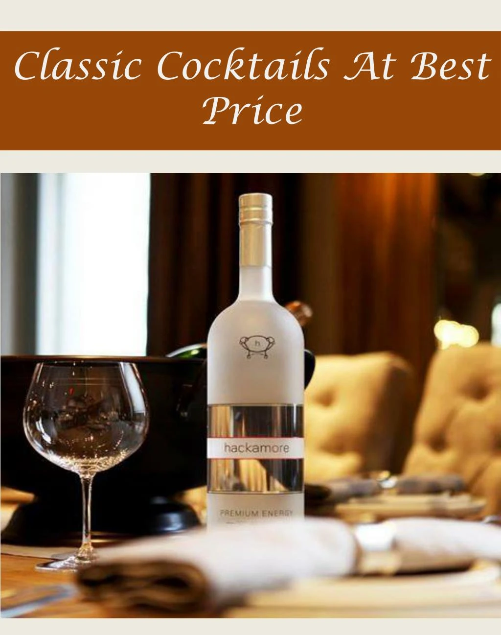 classic cocktails at best price