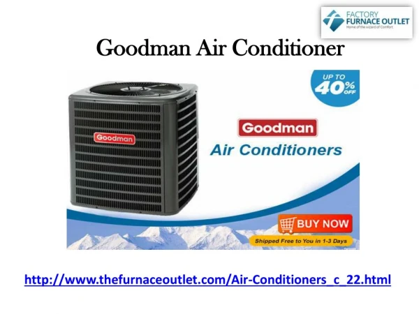 Goodman Air Conditioners Price - TheFurnaceOutlet